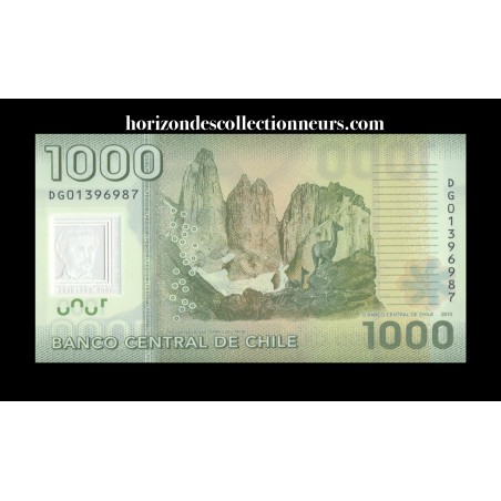 1000 Pesos CHILI 2010 P.161a
