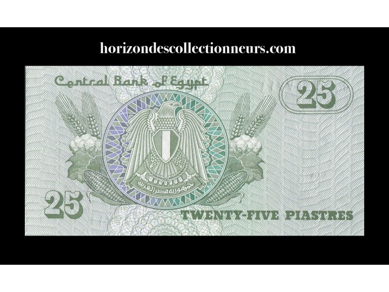 25 Piastres ÉGYPTE (1980) P.54a