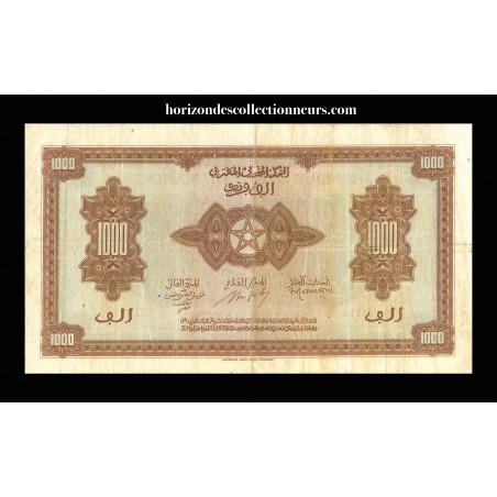 1000 Francs MAROC 1943 P.28a