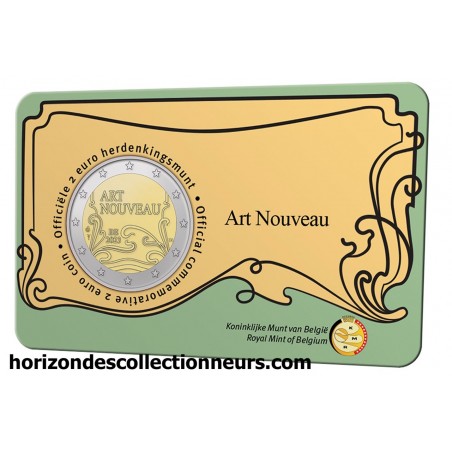 2 Euros BELGIQUE 2023 Art Nouveau