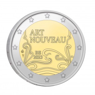 2 Euros BELGIQUE 2023 Art Nouveau 2