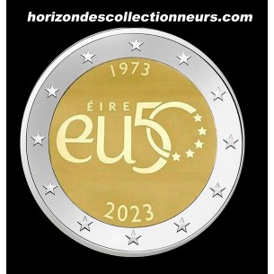 2 Euros IRLANDE 2023 50 ans d'adhésion