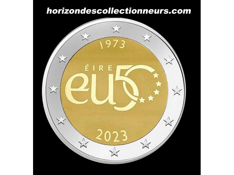 2 Euros IRLANDE 2023 50 ans d'adhésion