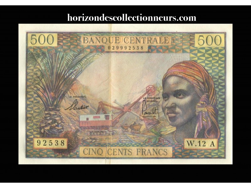 500 Francs TCHAD  (1963) P. 4