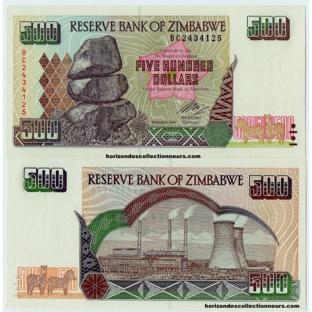 500 Dollars ZIMBABWE 2004 P.11b NEUF