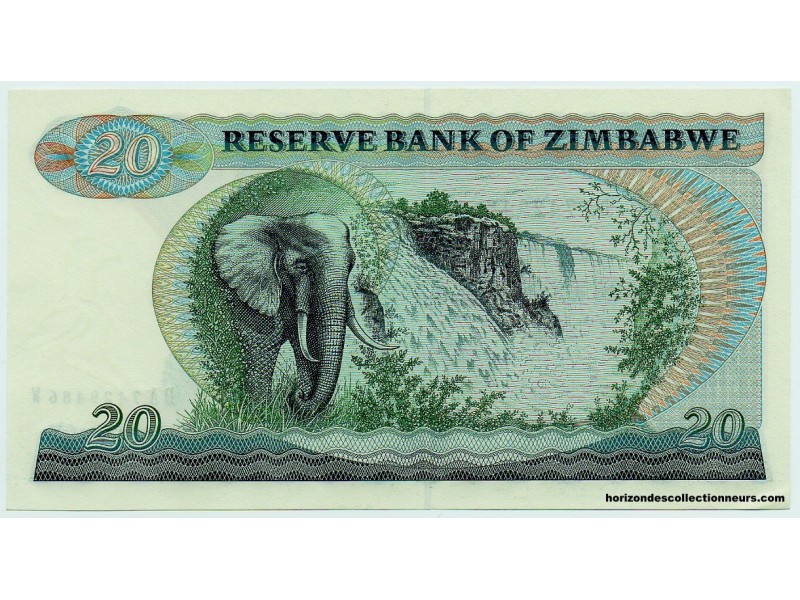 20 Dollars ZIMBABWE 1994 P.04d NEUF