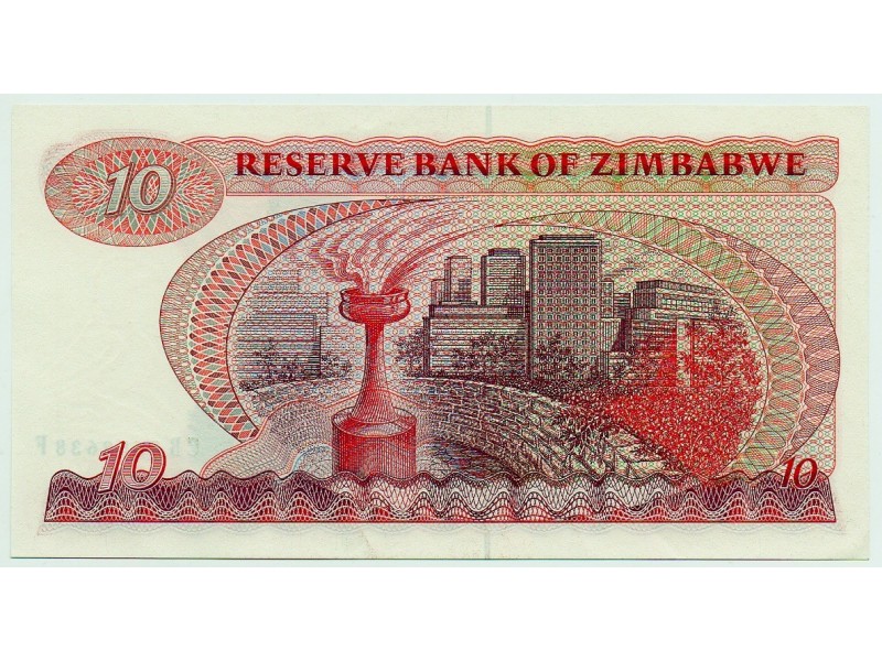 10 Dollars ZIMBABWE 1983 P.03d NEUF