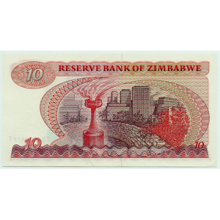 10 Dollars ZIMBABWE 1983 P.03d NEUF