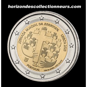 2 Euros PORTUGAL 2018 Journée mondiale de la jeunesse