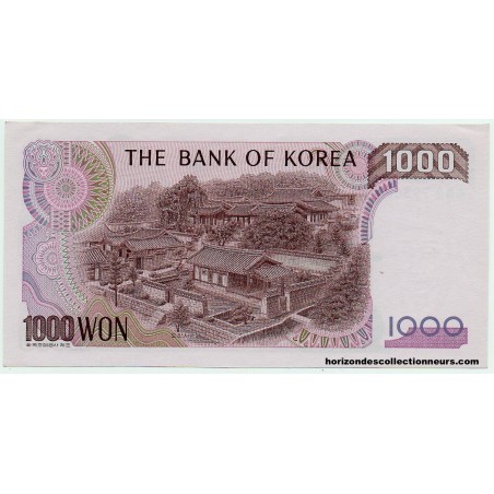 1000 Won CORÉE DU SUD 1975 P.44 NEUF
