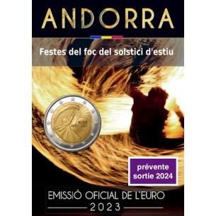 2 Euros ANDORRE 2023,Festival du solstice d’été
