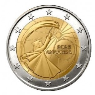 2 Euros ANDORRE 2023,Festival du solstice d’été 2