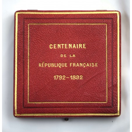 Médaille Assemblée nationale 1792-1892 Centenaire carnot