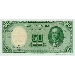 5 Centesimos CHILI 1960 P.126b NEUF