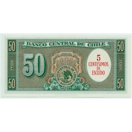 5 Centesimos CHILI 1960 P.126b NEUF