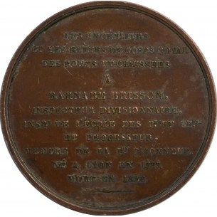 BARNABÉ BRISSON Médaille, Ingénieur des ponts et... 2