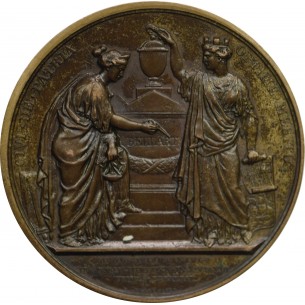 CHARLES X Médaille, Nicolas François Bellart. 1828 2