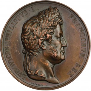 LOUIS PHILIPPE IER Médaille, Avénement de Louis Philippe...