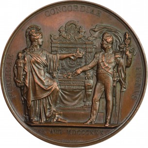 LOUIS PHILIPPE IER Médaille, Avénement de Louis Philippe... 2