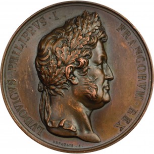 LOUIS PHILIPPE Ier Médaille, Avènement du roi 1830