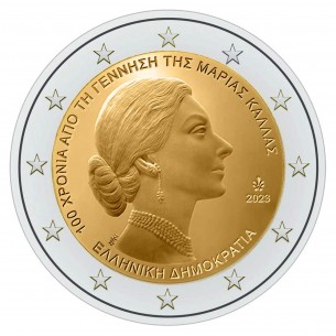 2 Euros GRÈCE Maria Callas 2023