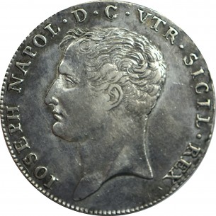 JOSEPH NAPOLÉON  ITALIE 120 Piastre de grana 1807 Naples