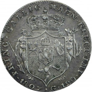 JOSEPH NAPOLÉON  ITALIE 120 Piastre de grana 1807 Naples 2