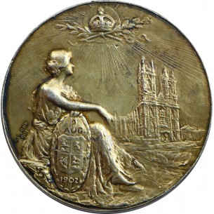 Médaille Royaume-Uni, couronnement ÉDOUARD VII 1902 2