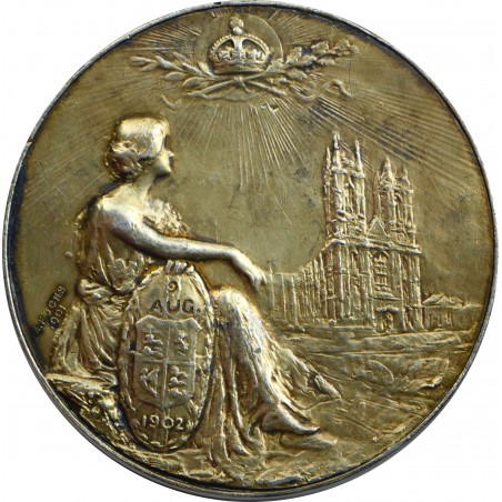 Médaille Royaume-Uni, couronnement ÉDOUARD VII 1902