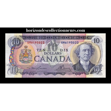 10 Dollars CANADA 1971 P.88c