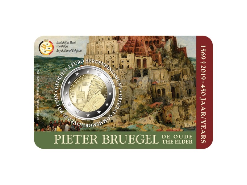 BU COINCARD 2 Euros BELGIQUE 2019, 450e...