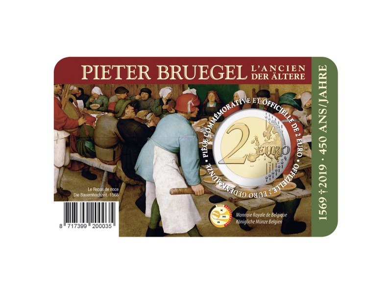 BU COINCARD 2 Euros BELGIQUE 2019, 450e...