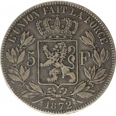5 Francs Leopold II 1872
