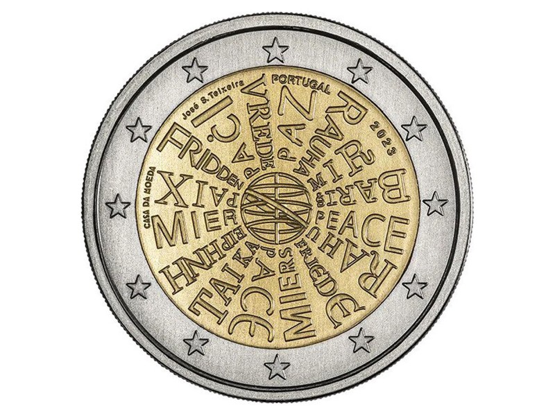 2 Euros PORTUGAL 2023 Paix
