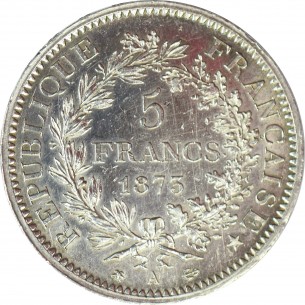 5 Francs Hercule 1873 Paris 2