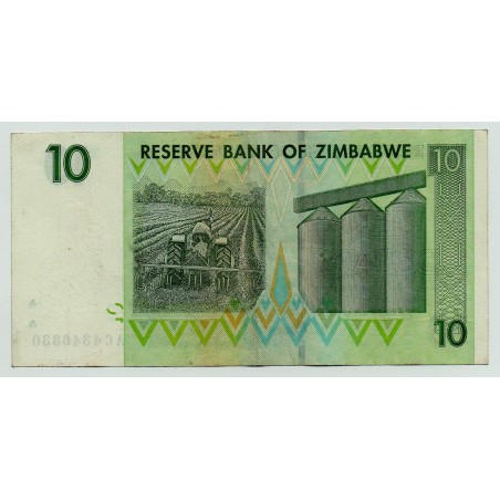 10 Dollars ZIMBABWE 2007 P.67 SPL