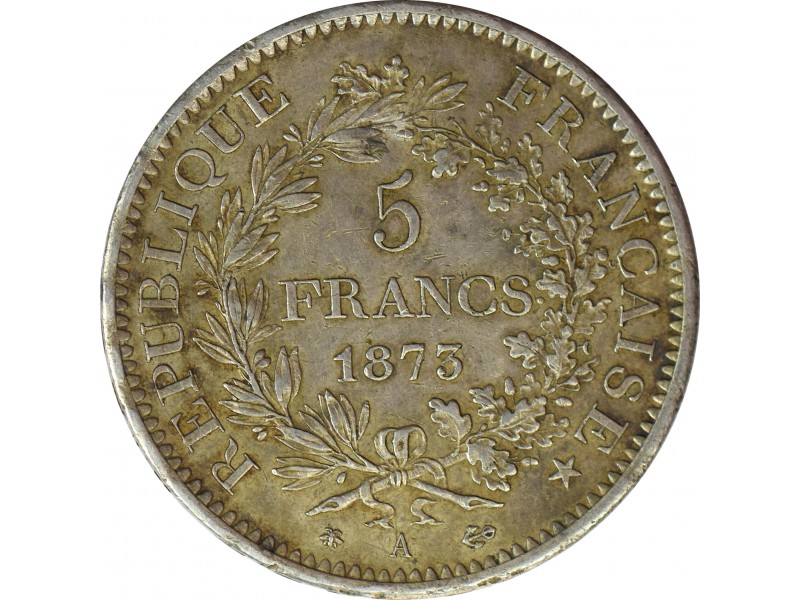 5 Francs Hercule 1873 Paris