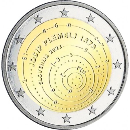 2 Euros SLOVÉNIE 2023- Josip Plemelj