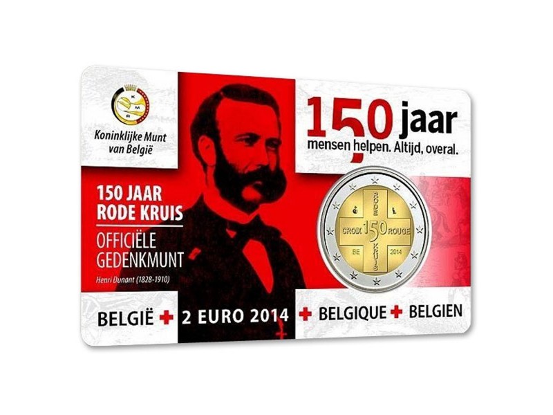 2 Euros BELGIQUE 2014 - Croix-Rouge