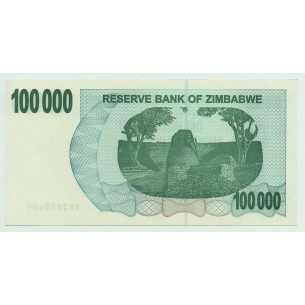 100 000 Dollars ZIMBABWE 2006 P.48b SPL 2