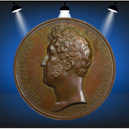 Médaille LOUIS-PHILIPPE Ier, Prise d’Anvers 1832 par E.GATTEAUX