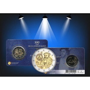 BU COINCARD 2 Euros BELGIQUE 2021, KARL V