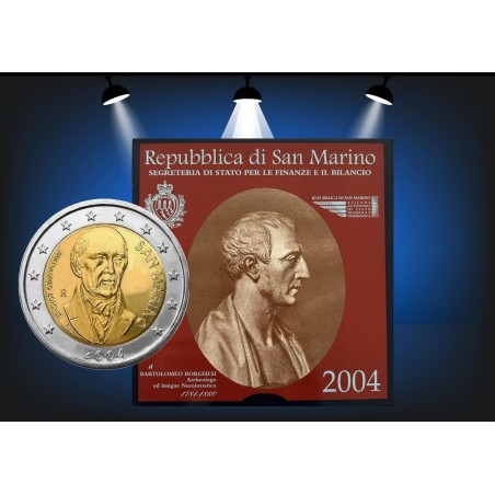 2 Euros SAINT MARIN 2004  - Bartolomeo Borghesi