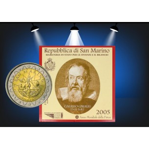 2 Euros SAINT MARIN 2005, Année mondiale de la Physique