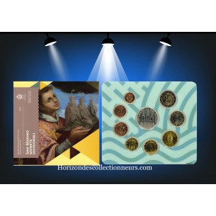 BU SAINT MARIN 2017-  Pièces de 1 Centime à 2 Euros