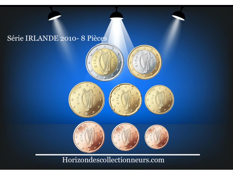 Série IRLANDE  2010 - 8 Pièces UNC