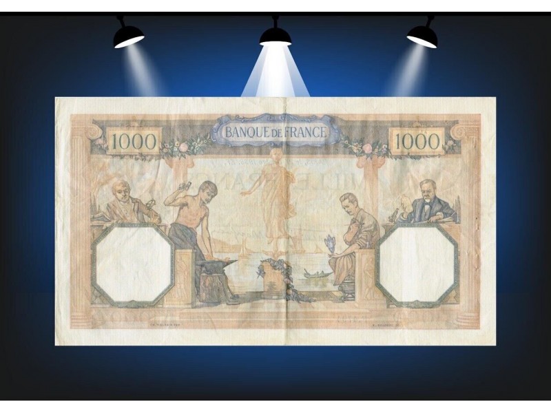 1000 Francs CÉRÈS & MERCURE 1938 F.38.31