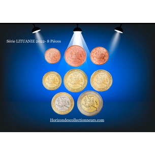 Série Euros LITUANIE 2015 8 Pièces