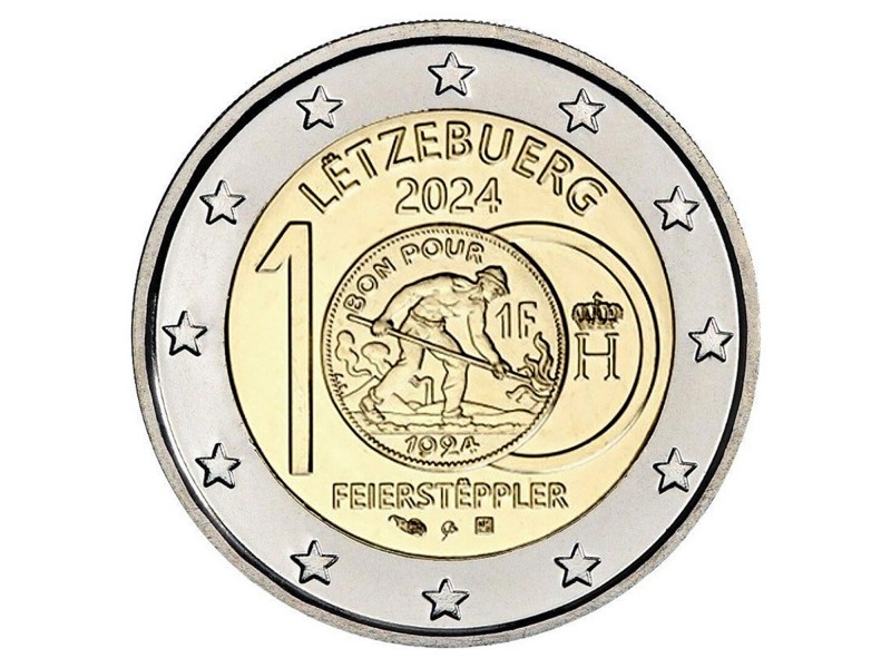 2 Euros LUXEMBOURG 2024 FEIERSTËPPLER