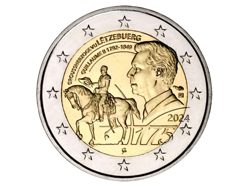 2 Euros LUXEMBOURG 2024 GUILLAUME II